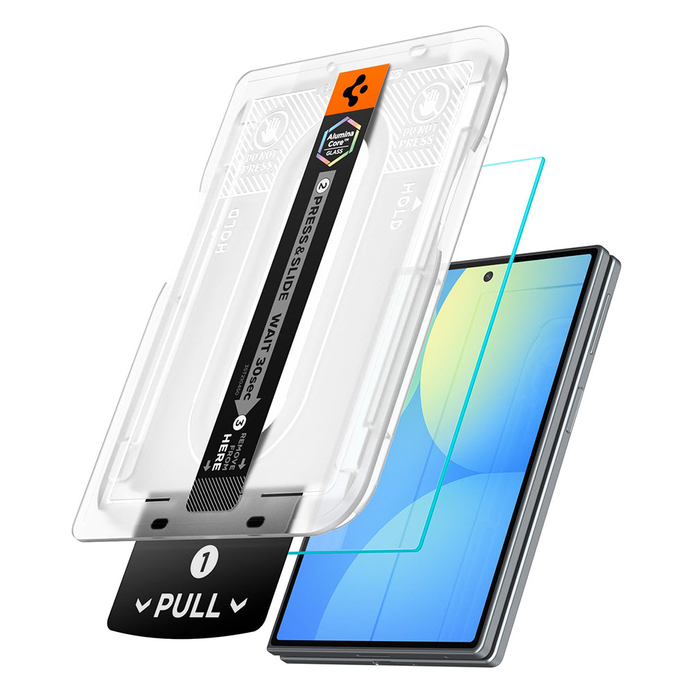 Folie de protectie Spigen Glas.tR EZ-FIT Pro HD compatibil cu Samsung Galaxy Z Fold8, Transparent