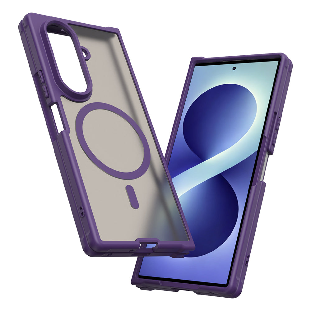 Husa de protectie Techsuit HaloFrost II MagSafe compatibil cu Samsung Galaxy Z Fold8 Ultra, Mov