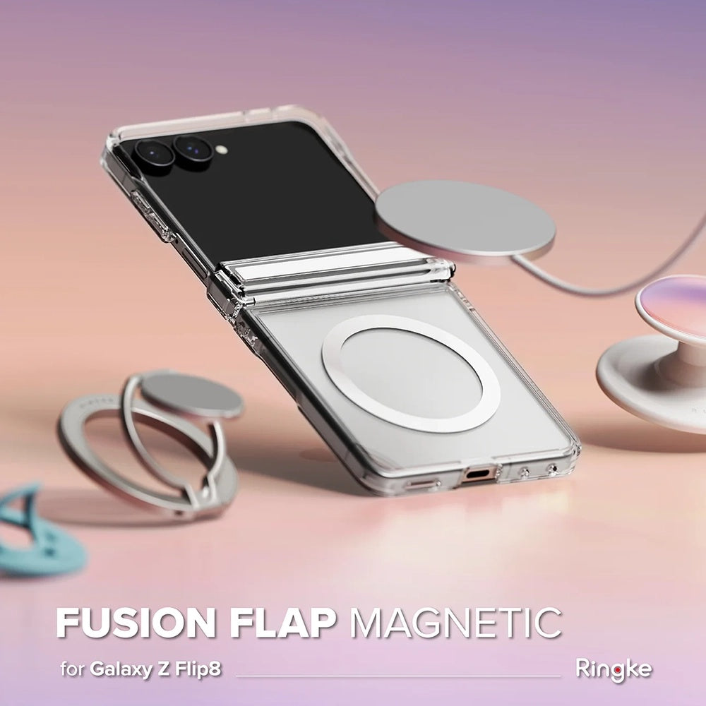 Husa de protectie Ringke Fusion compatibil cu Samsung Galaxy Z Flip8, Transparent