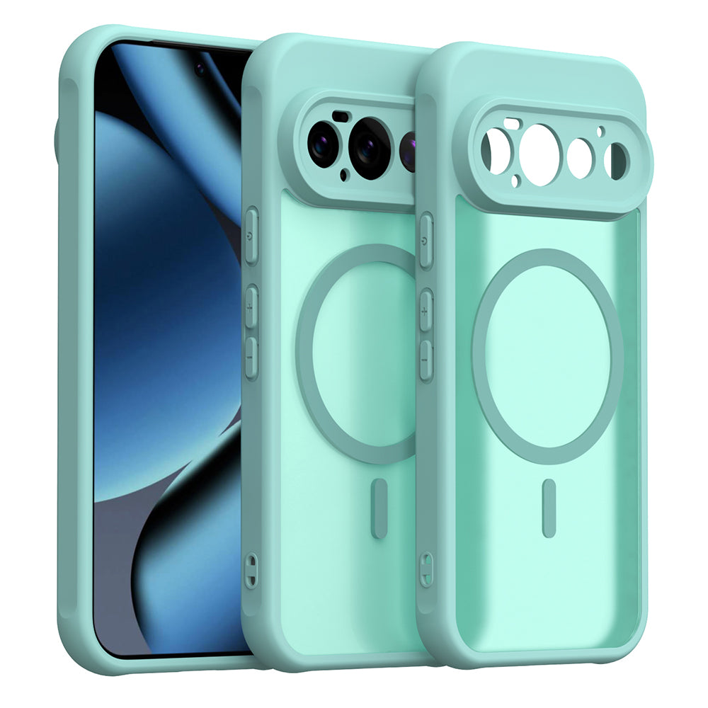 Husa de protectie Techsuit HaloFrost II MagSafe compatibil cu Google Pixel 11 Pro, Verde Menta