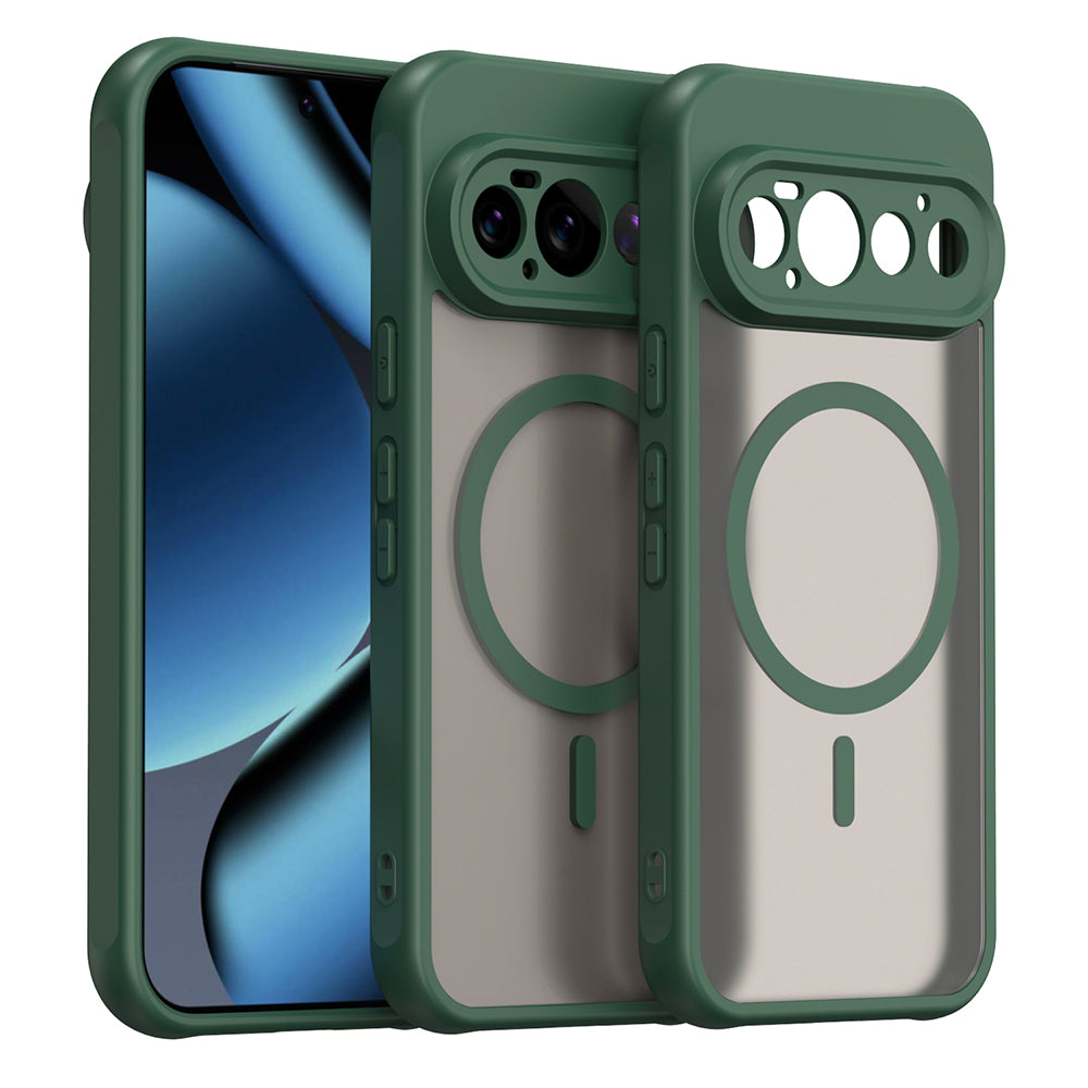 Husa de protectie Techsuit HaloFrost II MagSafe compatibil cu Google Pixel 11 Pro, Verde
