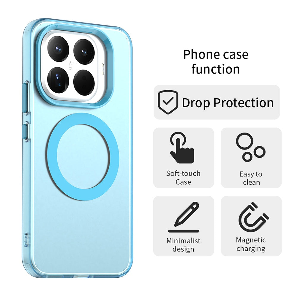 Husa de protectie Techsuit CandyCase MagSafe compatibil cu Xiaomi 17T, Albastru