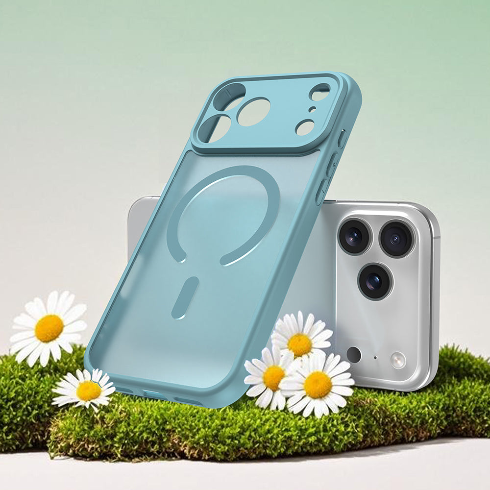 Husa de protectie Techsuit HaloFrost II MagSafe compatibil cu iPhone 18 Pro / iPhone 17 Pro, Verde