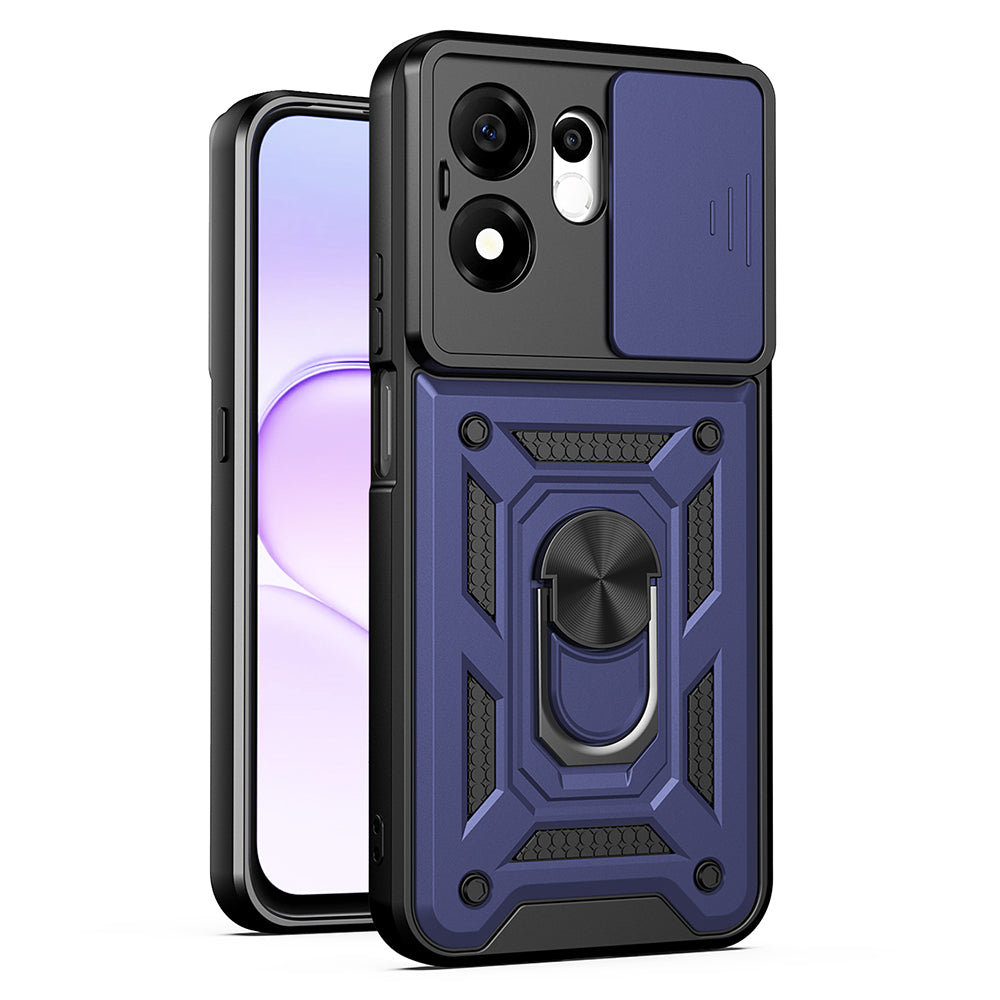 Husa de protectie Techsuit CamShield Series compatibil cu Honor 600 Smart, Albastru