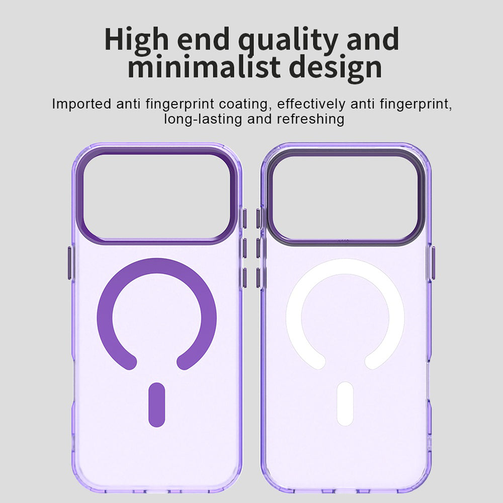 Husa de protectie Techsuit CandyCase MagSafe compatibil cu iPhone 18 Pro / iPhone 17 Pro, Mov
