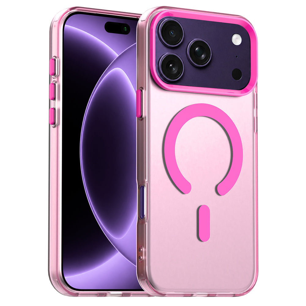 Husa de protectie Techsuit CandyCase MagSafe compatibil cu iPhone 18 Pro / iPhone 17 Pro, Roz