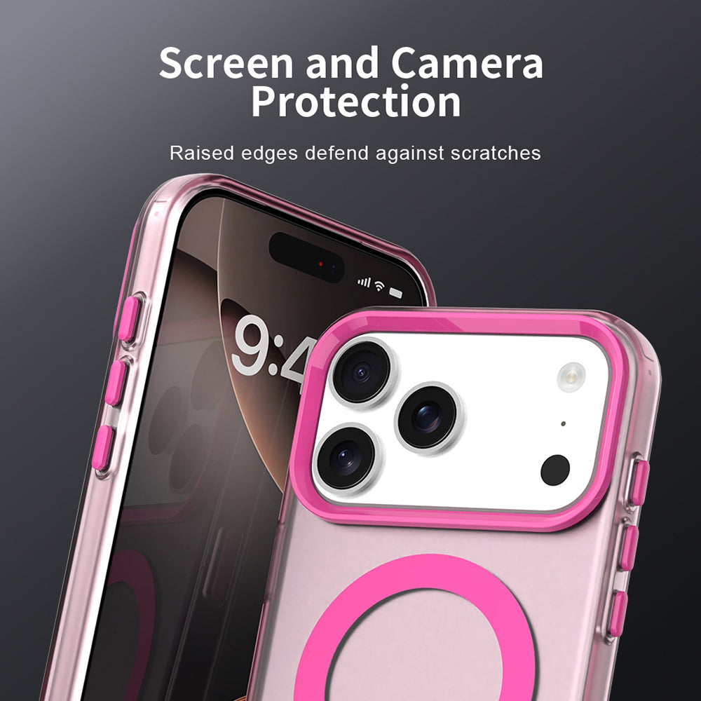 Husa de protectie Techsuit CandyCase MagSafe compatibil cu iPhone 18 Pro / iPhone 17 Pro, Roz