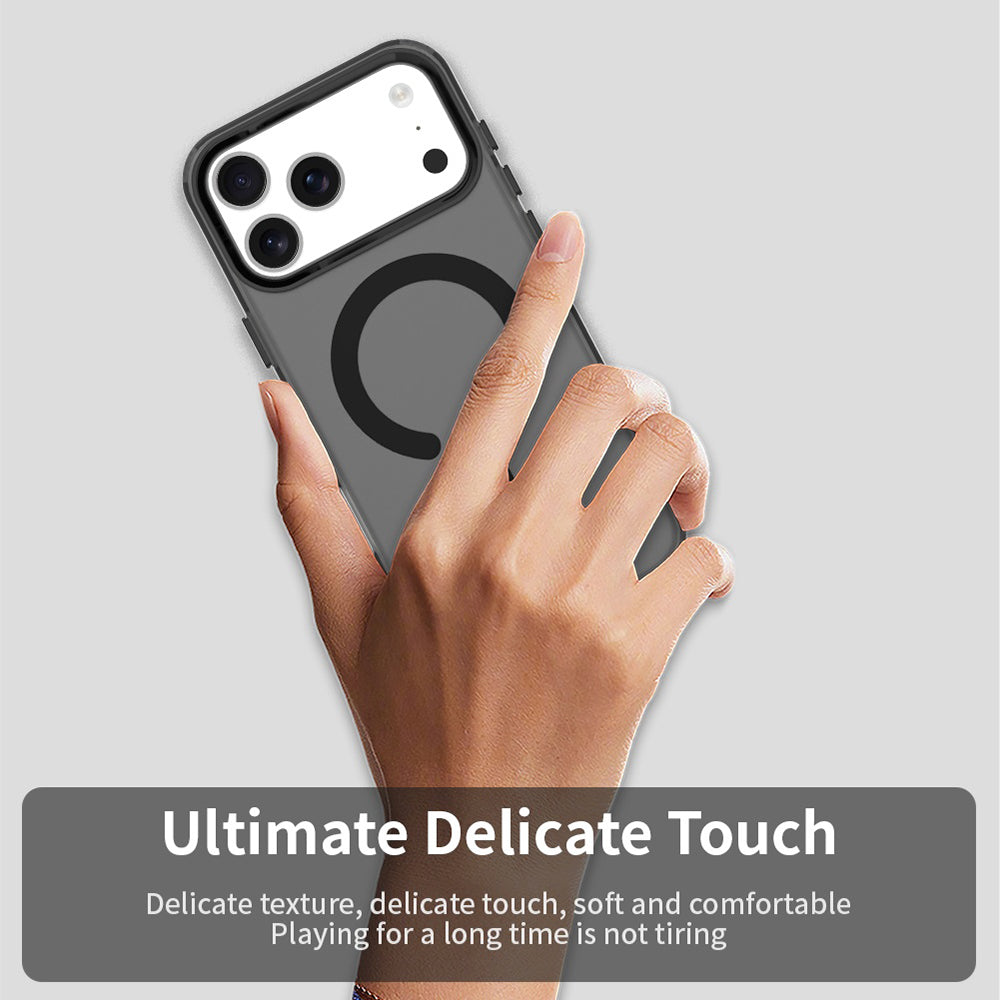 Husa de protectie Techsuit CandyCase MagSafe compatibil cu iPhone 18 Pro / iPhone 17 Pro, Negru