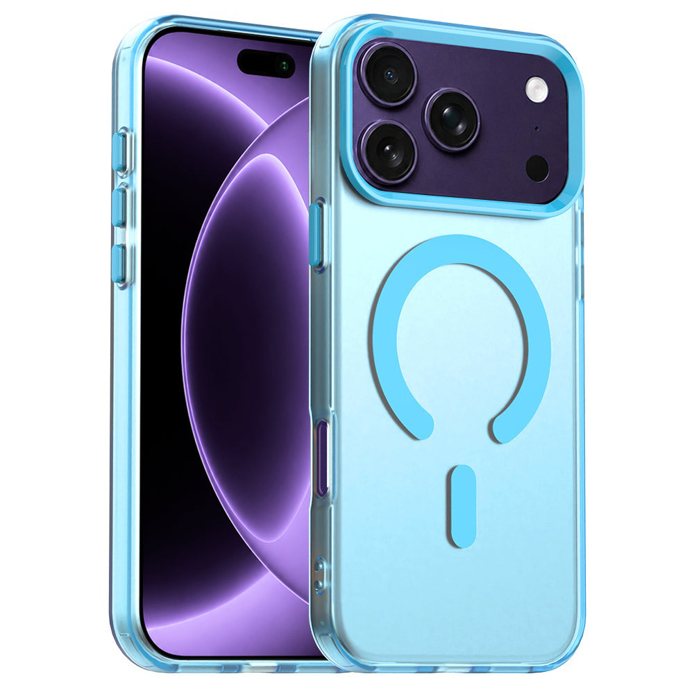 Husa de protectie Techsuit CandyCase MagSafe compatibil cu iPhone 18 Pro / iPhone 17 Pro, Albastru