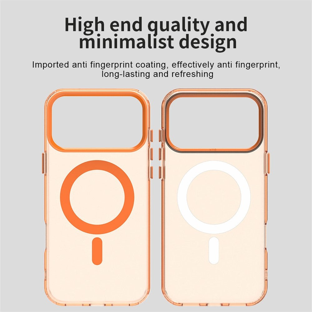 Husa de protectie Techsuit CandyCase MagSafe compatibil cu iPhone 18 Pro Max / iPhone 17 Pro Max, Portocaliu