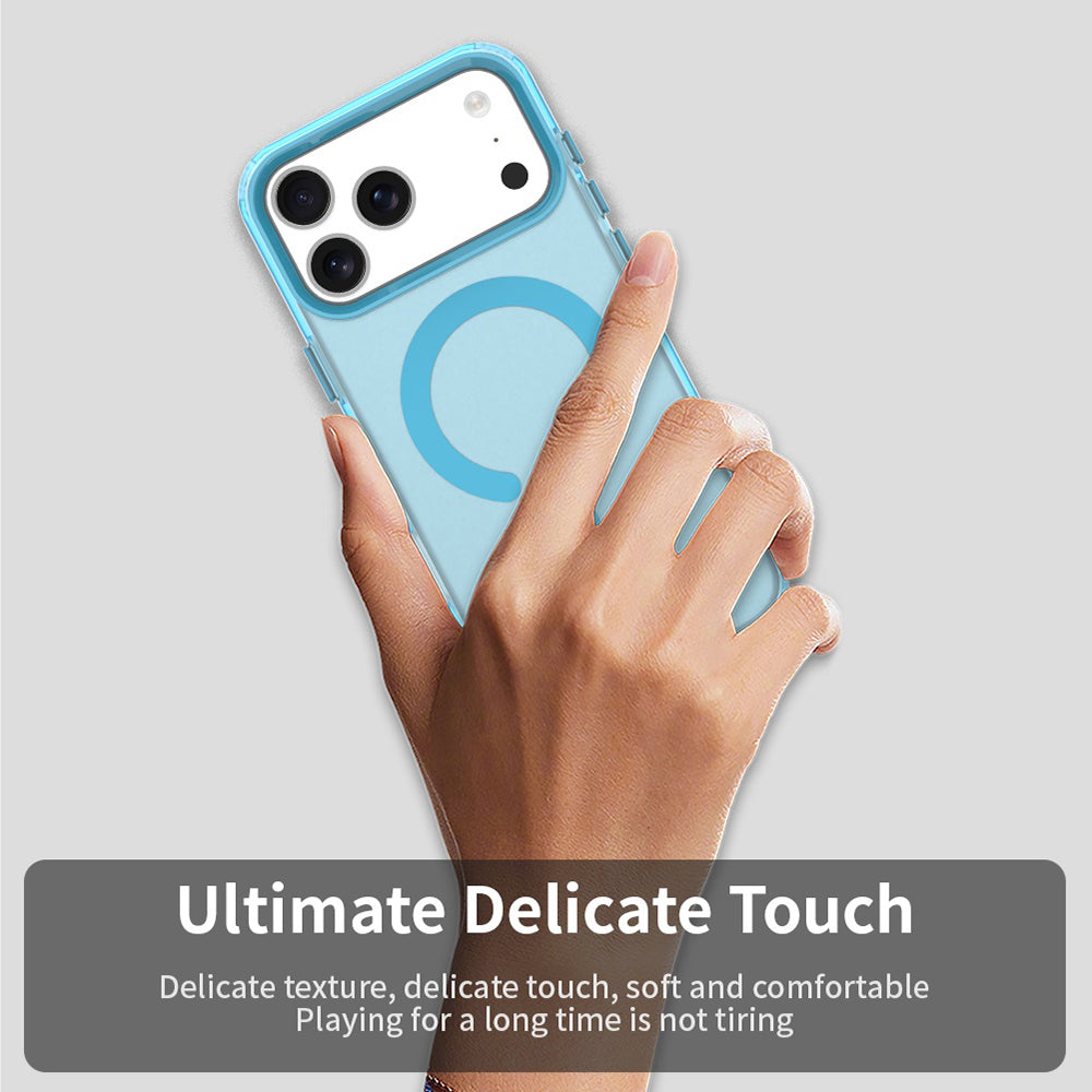 Husa de protectie Techsuit CandyCase MagSafe compatibil cu iPhone 18 Pro Max / iPhone 17 Pro Max, Albastru