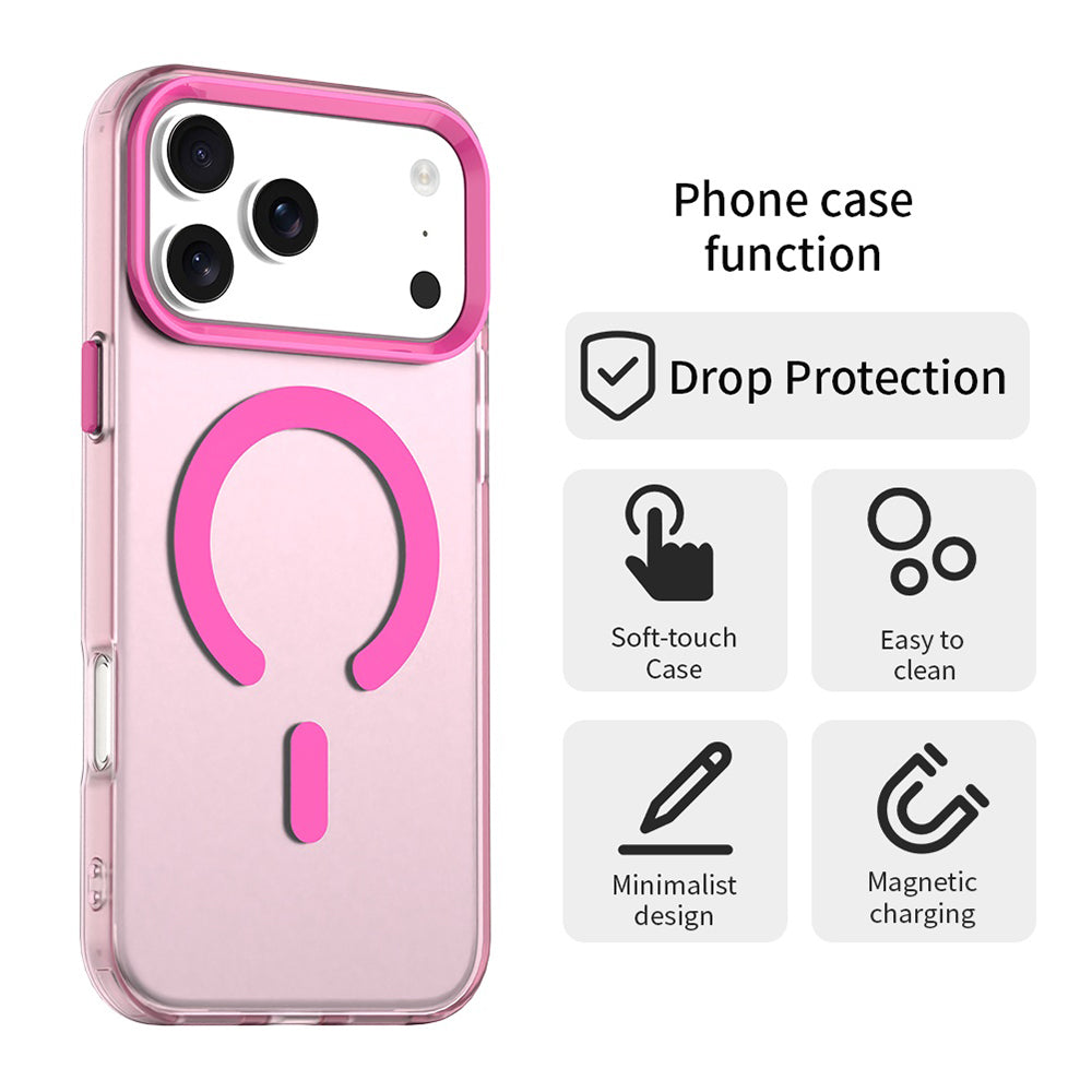 Husa de protectie Techsuit CandyCase MagSafe compatibil cu iPhone 18 Pro Max / iPhone 17 Pro Max, Roz