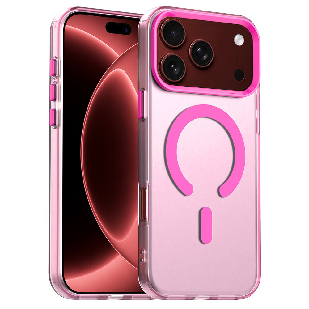 Husa de protectie Techsuit CandyCase MagSafe compatibil cu iPhone 18 Pro Max / iPhone 17 Pro Max, Roz