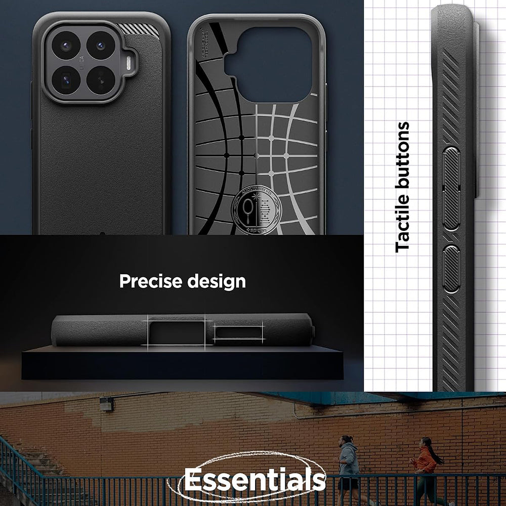 Husa de protectie Spigen Rugged Armor compatibil cu Xiaomi 17T Pro, Negru