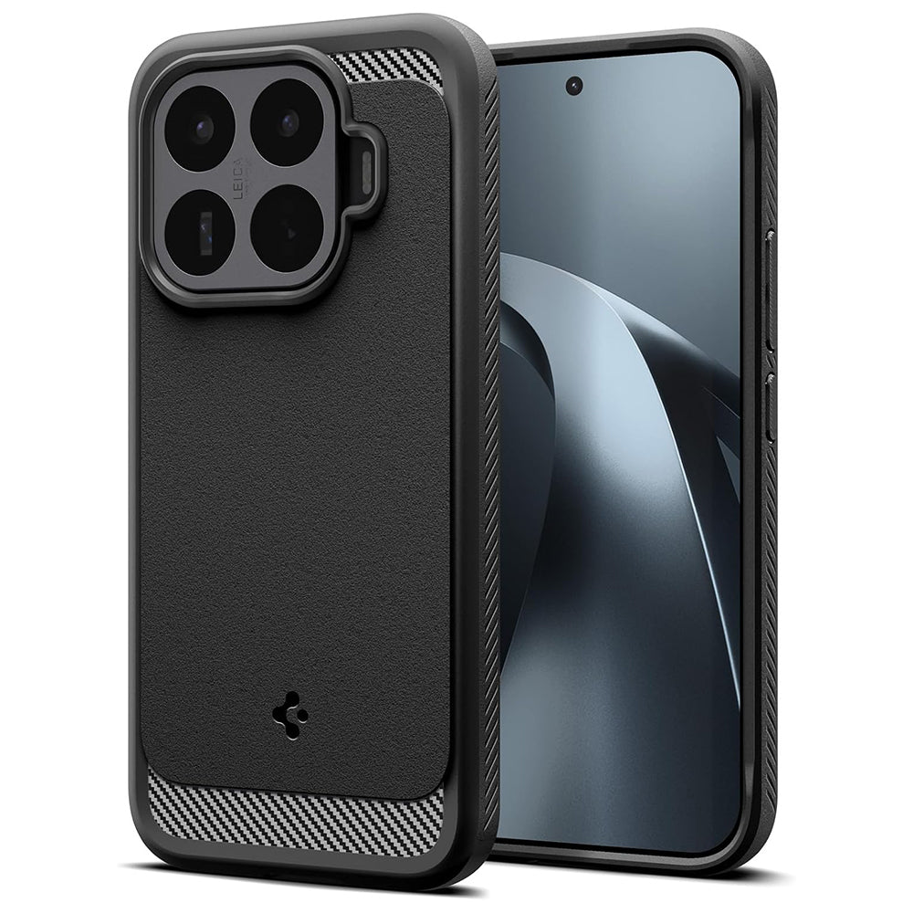 Husa de protectie Spigen Rugged Armor compatibil cu Xiaomi 17T Pro, Negru