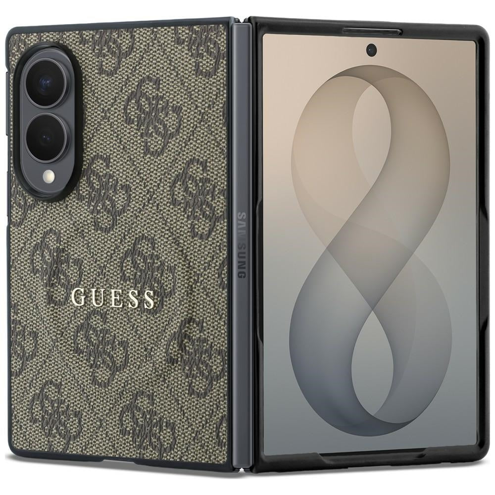 Husa de protectie Guess 4G Leather Classic compatibil cu Samsung Galaxy Z Fold8, Maro