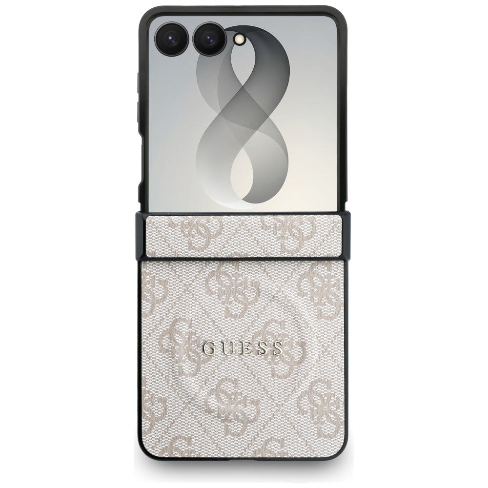 Husa de protectie Guess 4G Leather Classic compatibil cu Samsung Galaxy Z Flip8, Roz