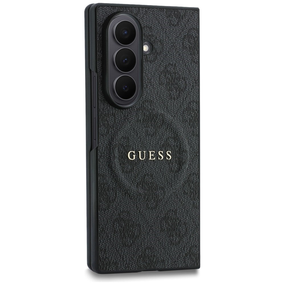 Husa de protectie Guess 4G Leather Classic compatibil cu Samsung Galaxy Z Fold8 Ultra, Negru