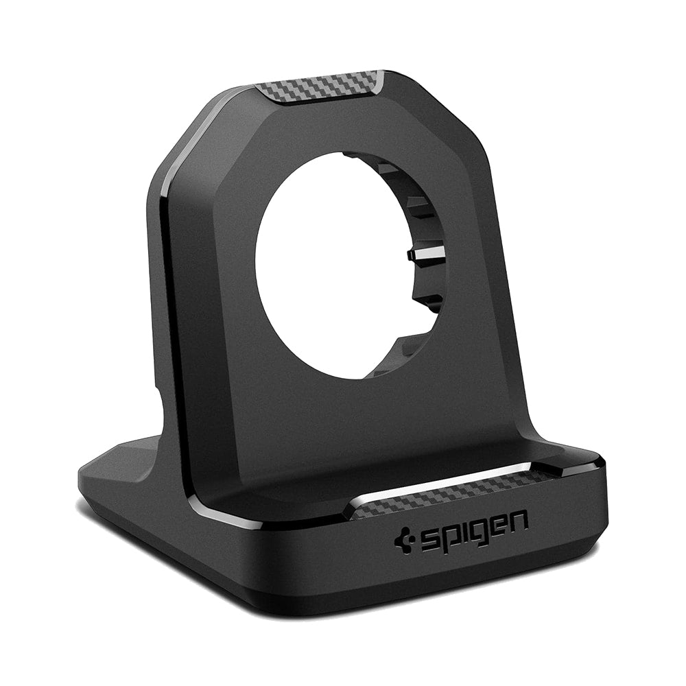 Suport Incarcator Spigen Apple Watch (AMP05764), Policarbonat, Negru