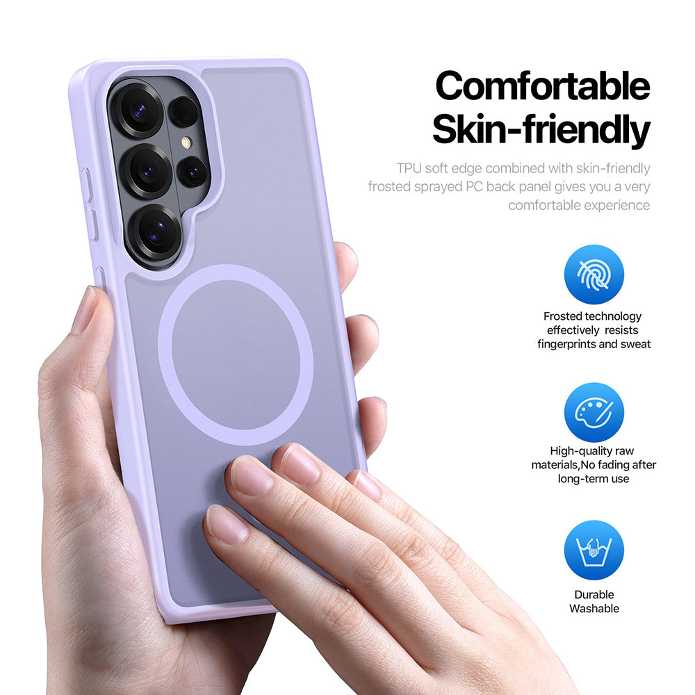Husa de protectie Dux Ducis Yind MagSafe compatibil cu Samsung Galaxy S26 Ultra, Mov