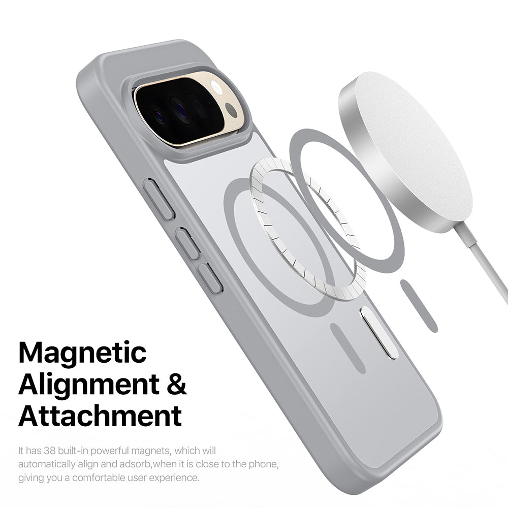 Husa de protectie Dux Ducis Yind MagSafe compatibil cu Google Pixel 11 Pro XL / 10 Pro XL / 9 Pro XL, Roz