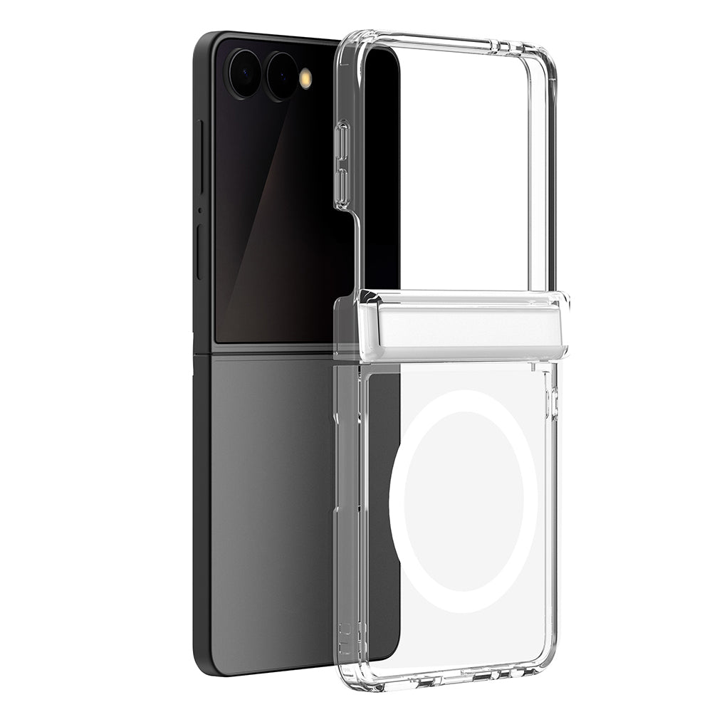 Husa de protectie Dux Ducis Clin Magnetic Series compatibil cu Samsung Galaxy Z Flip8, Transparent