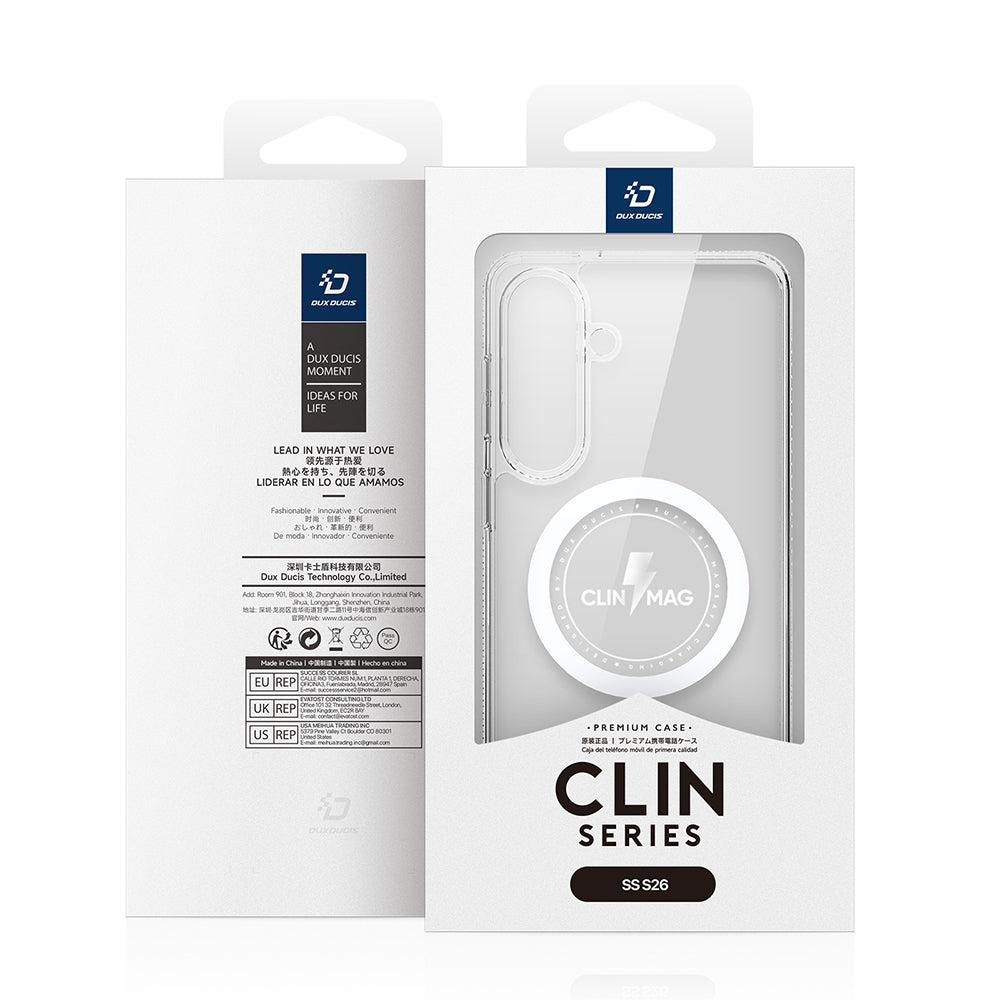Husa de protectie Dux Ducis Clin Magnetic Series compatibil cu Samsung Galaxy S26 Plus, Transparent