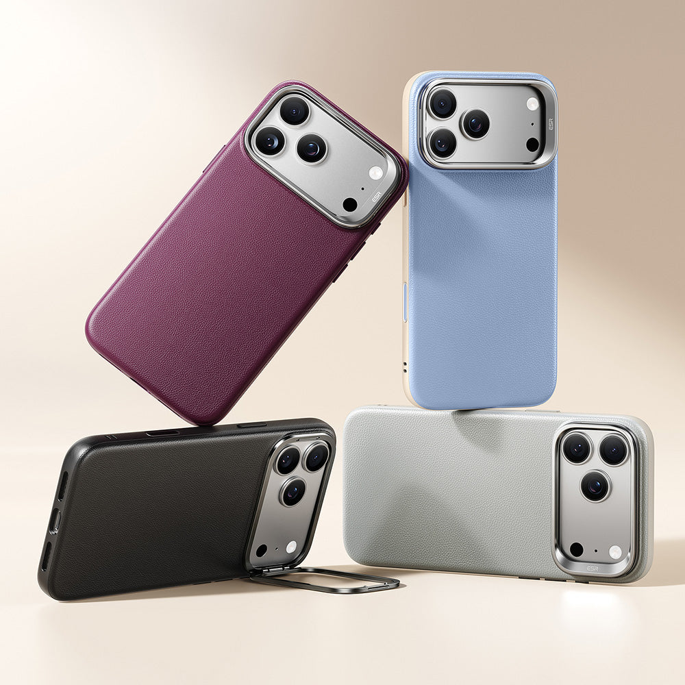 Husa de protectie ESR Atelier Magnetic Kickstand compatibil cu iPhone 17 Pro / iPhone 18 Pro, Negru