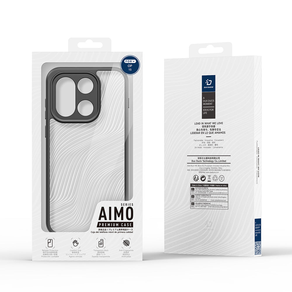 Husa de protectie Dux Ducis Aimo compatibil cu OnePlus 15, Negru