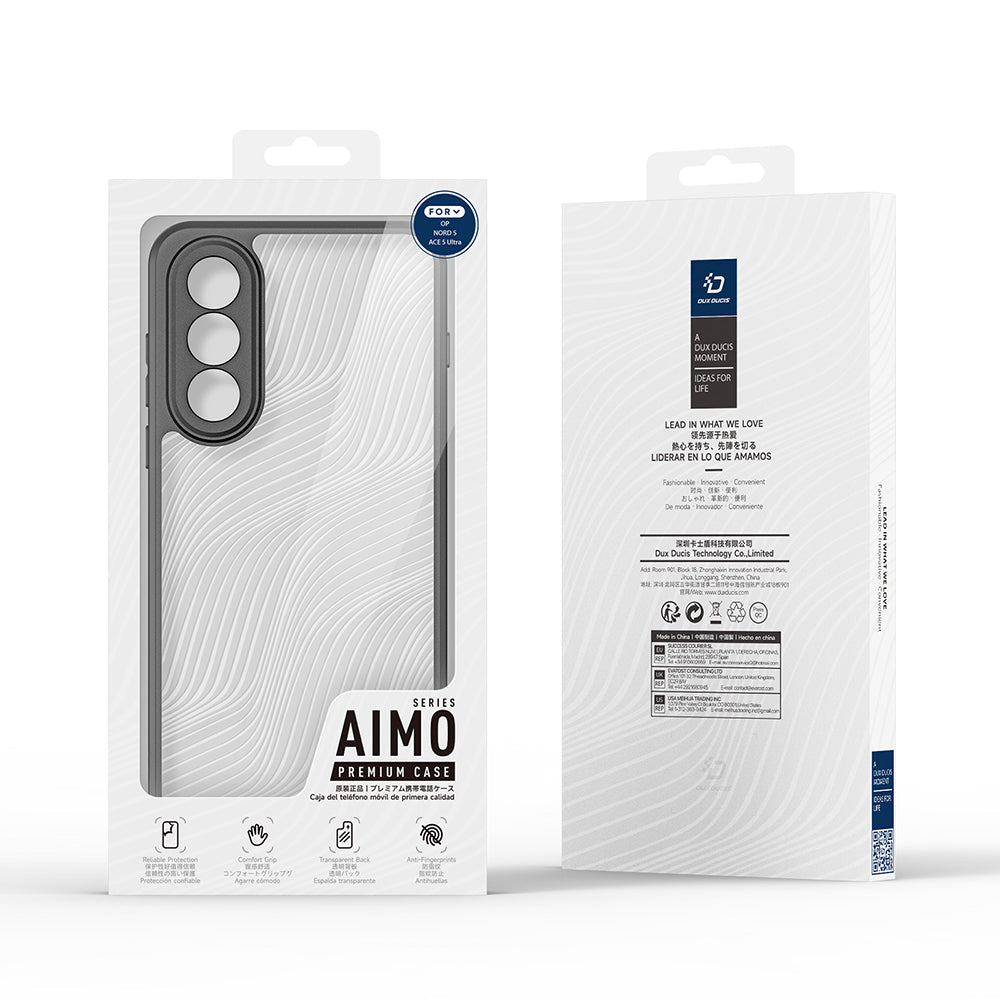 Husa de protectie Dux Ducis Aimo compatibil cu OnePlus Nord 5, Negru