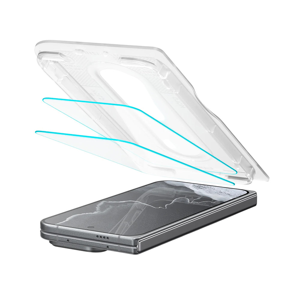 Folie de protectie Spigen Glas.tR EZ-FIT Pro compatibil cu Google Pixel 11 Pro Fold, Transparent