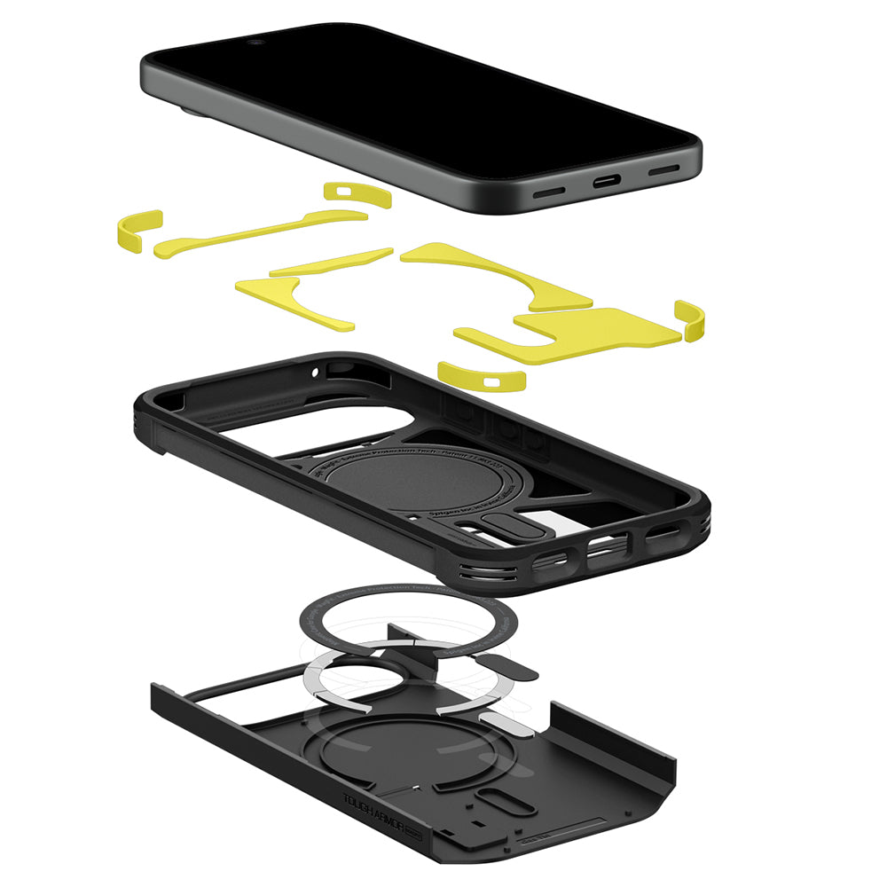 Husa de protectie Spigen Tough Armor compatibil cu Google Pixel 11, Negru