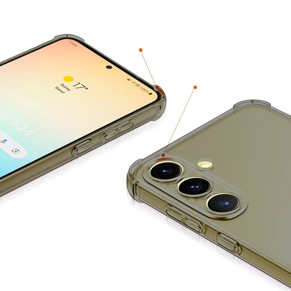 Husa de protectie Techsuit compatibil cu Honor 600 Smart, Negru Fumuriu