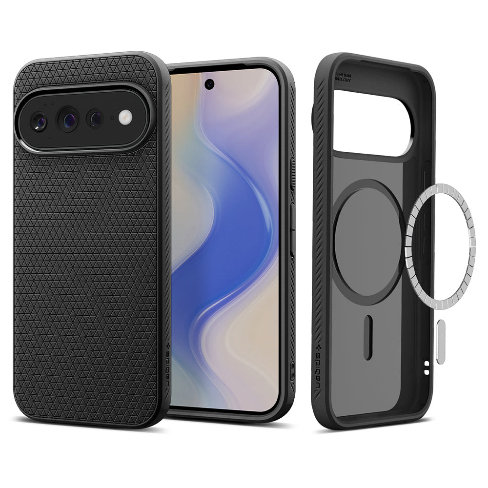 Husa de protectie Spigen Liquid Air compatibil cu Google Pixel 11 Pro XL, Negru
