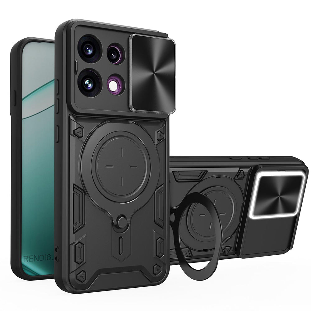 Husa de protectie Techsuit CamGuard Pro compatibil cu Oppo Reno16 F / Reno16 FS, Negru