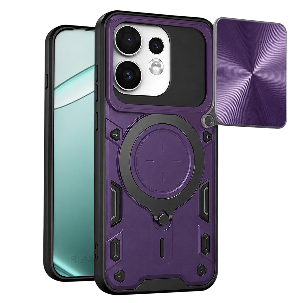 Husa de protectie Techsuit CamGuard Pro compatibil cu Oppo Reno16 / Reno16 Pro, Mov