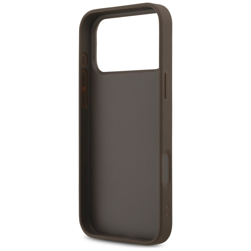 Husa de protectie Guess Hardcase 4G compatibil cu iPhone 18 Pro, Maro