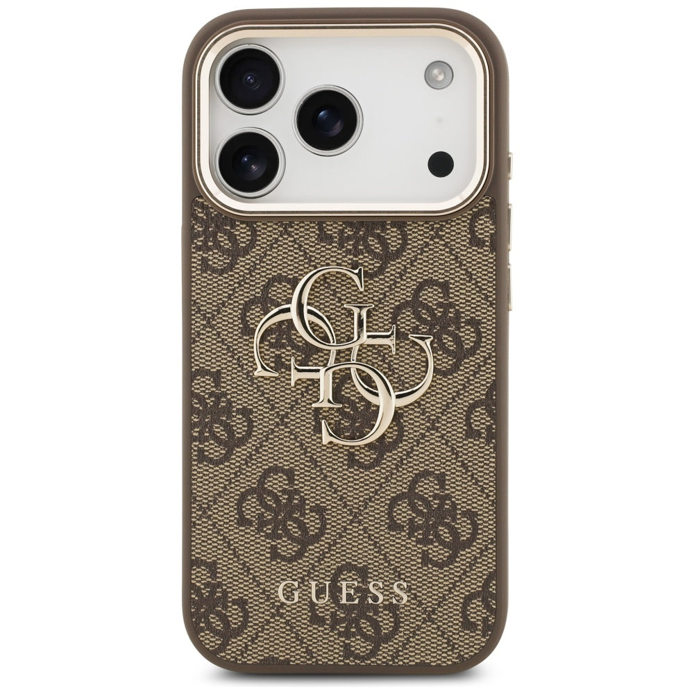 Husa de protectie Guess Hardcase 4G compatibil cu iPhone 18 Pro, Maro
