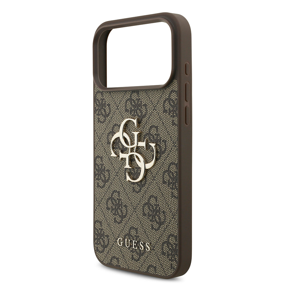 Husa de protectie Guess Hardcase 4G compatibil cu iPhone 18 Pro, Maro
