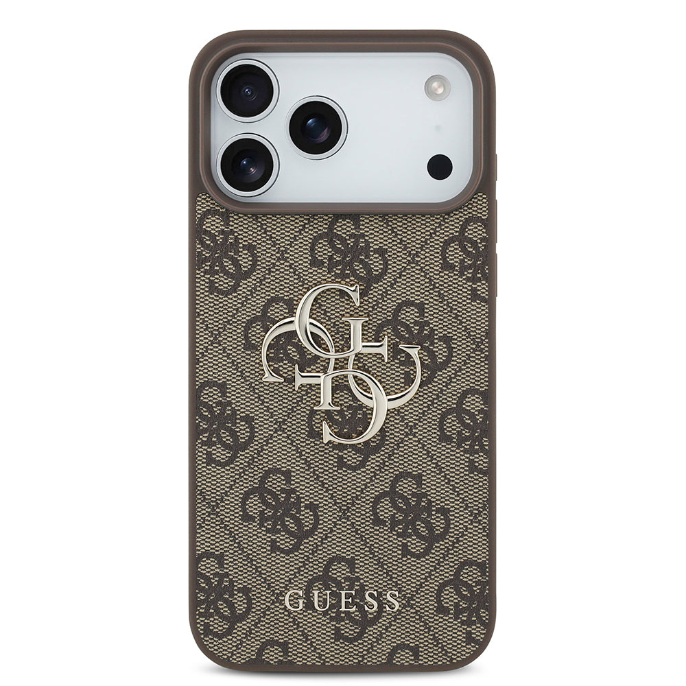 Husa de protectie Guess Hardcase 4G compatibil cu iPhone 18 Pro Max, Maro