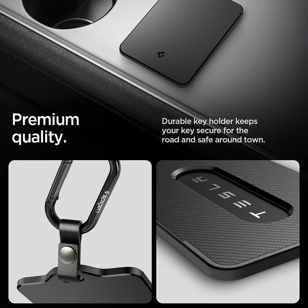 Carcasa Protectie pentru Card Acces Tesla - Spigen (ACP11310) - Black
