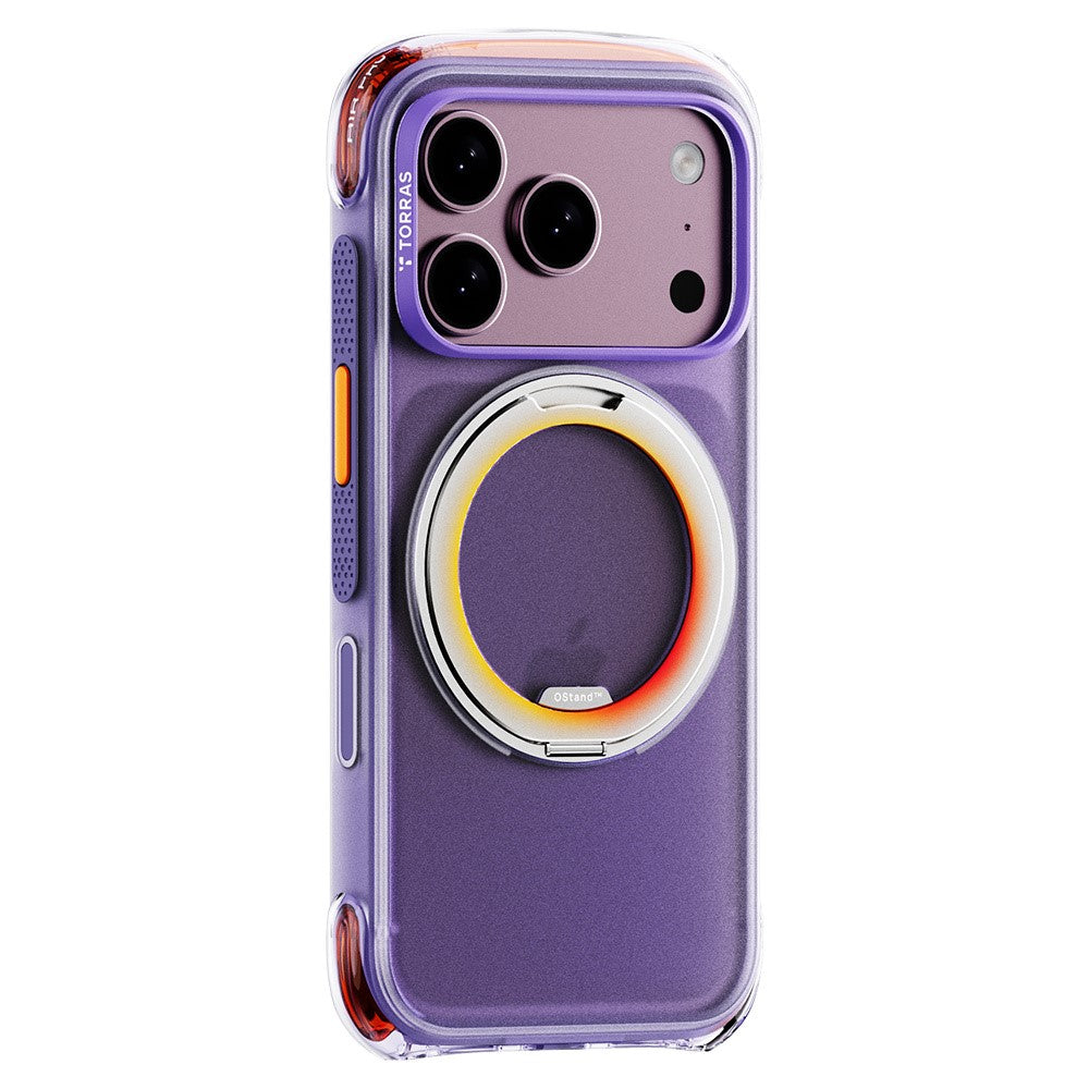 Husa de protectie Torras O3 Air Core compatibil cu iPhone 18 Pro Max / iPhone 17 Pro Max, Mov