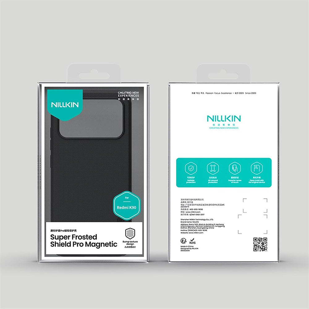 Husa de protectie Nillkin Super Frosted Shield Pro compatibil cu Xiaomi Poco F8 Pro, Negru