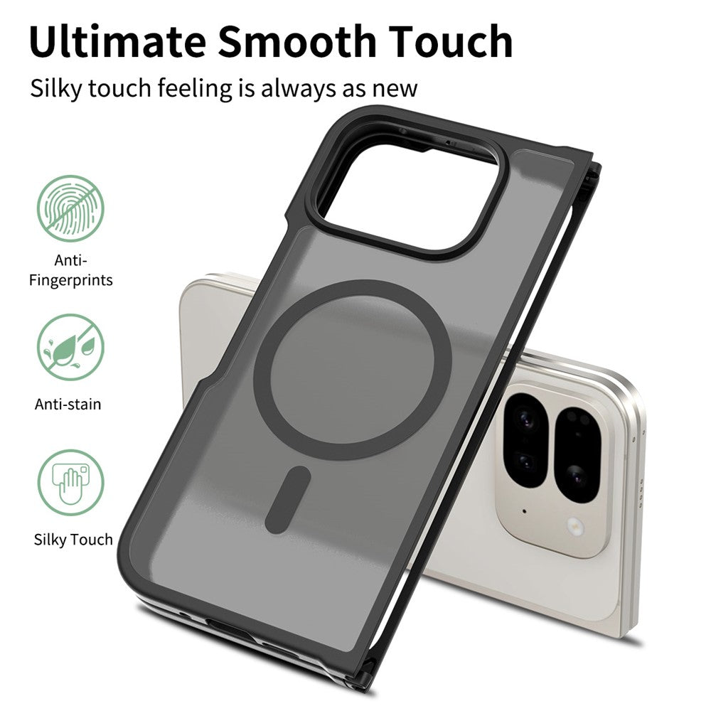 Husa de protectie Techsuit PureFrost MagSafe compatibil cu Google Pixel 11 Pro Fold, Negru