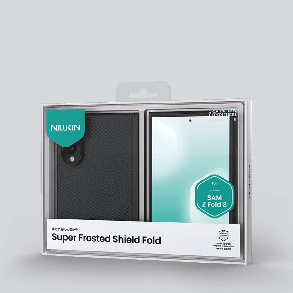 Husa de protectie Nillkin Super Frosted Shield Fold Magnetic compatibil cu Samsung Galaxy Z Fold8, Negru