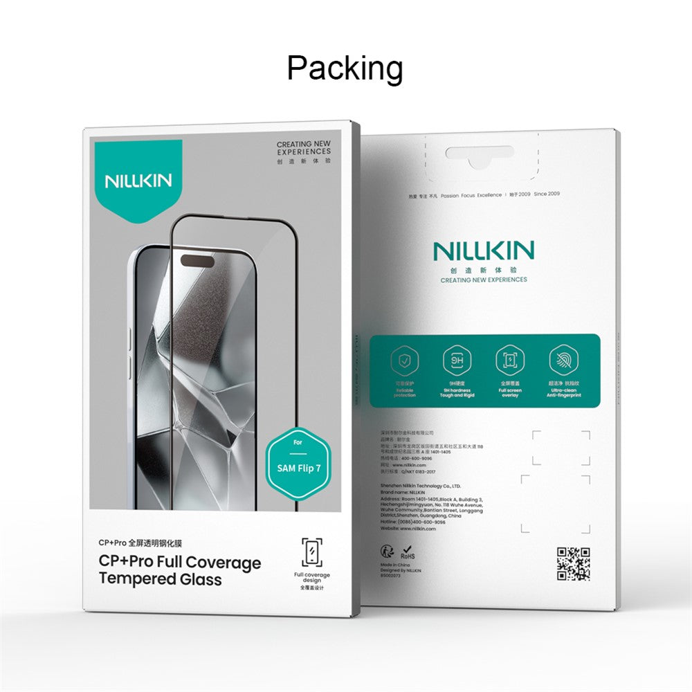 Folie de protectie Nillkin CP+PRO compatibil cu Samsung Galaxy Z Flip7 / Z Flip8, Negru
