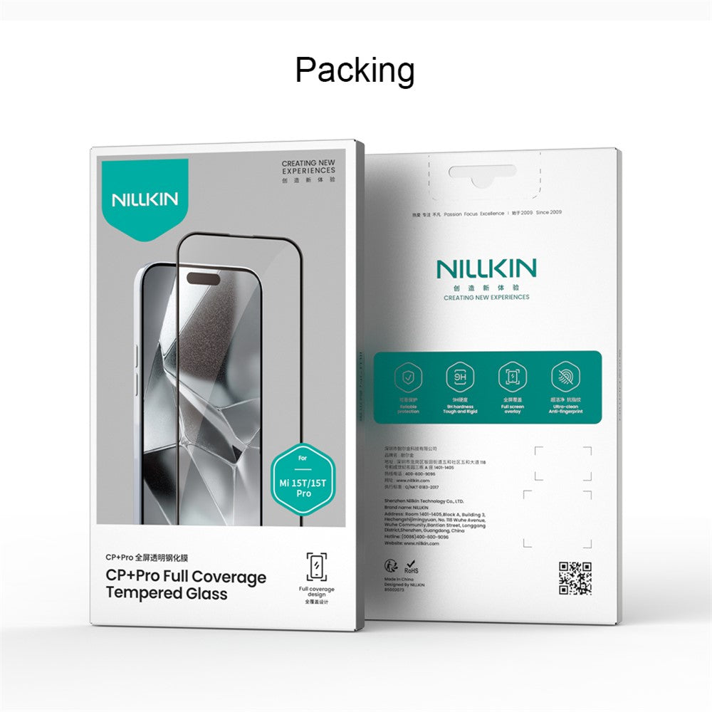Folie de protectie Nillkin CP+PRO compatibil cu Xiaomi 15T / Xiaomi 15T Pro, Negru
