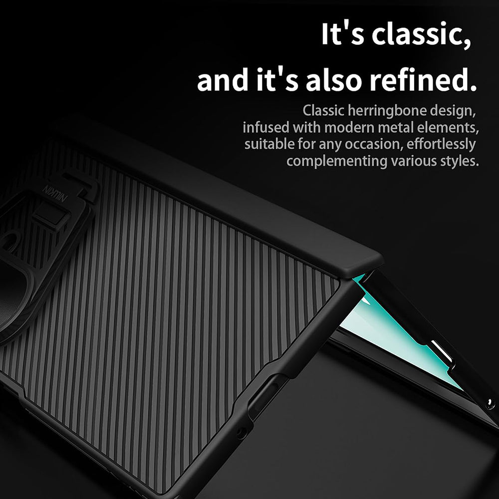 Husa de protectie Nillkin CamShield Prop compatibil cu Samsung Galaxy Z Fold7, Negru