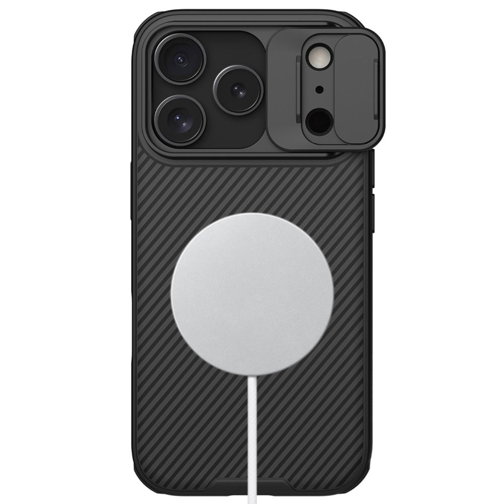 Husa de protectie Nillkin CamShield Pro Magnetic compatibil cu iPhone 17 Pro Max / iPhone 18 Pro Max, Negru