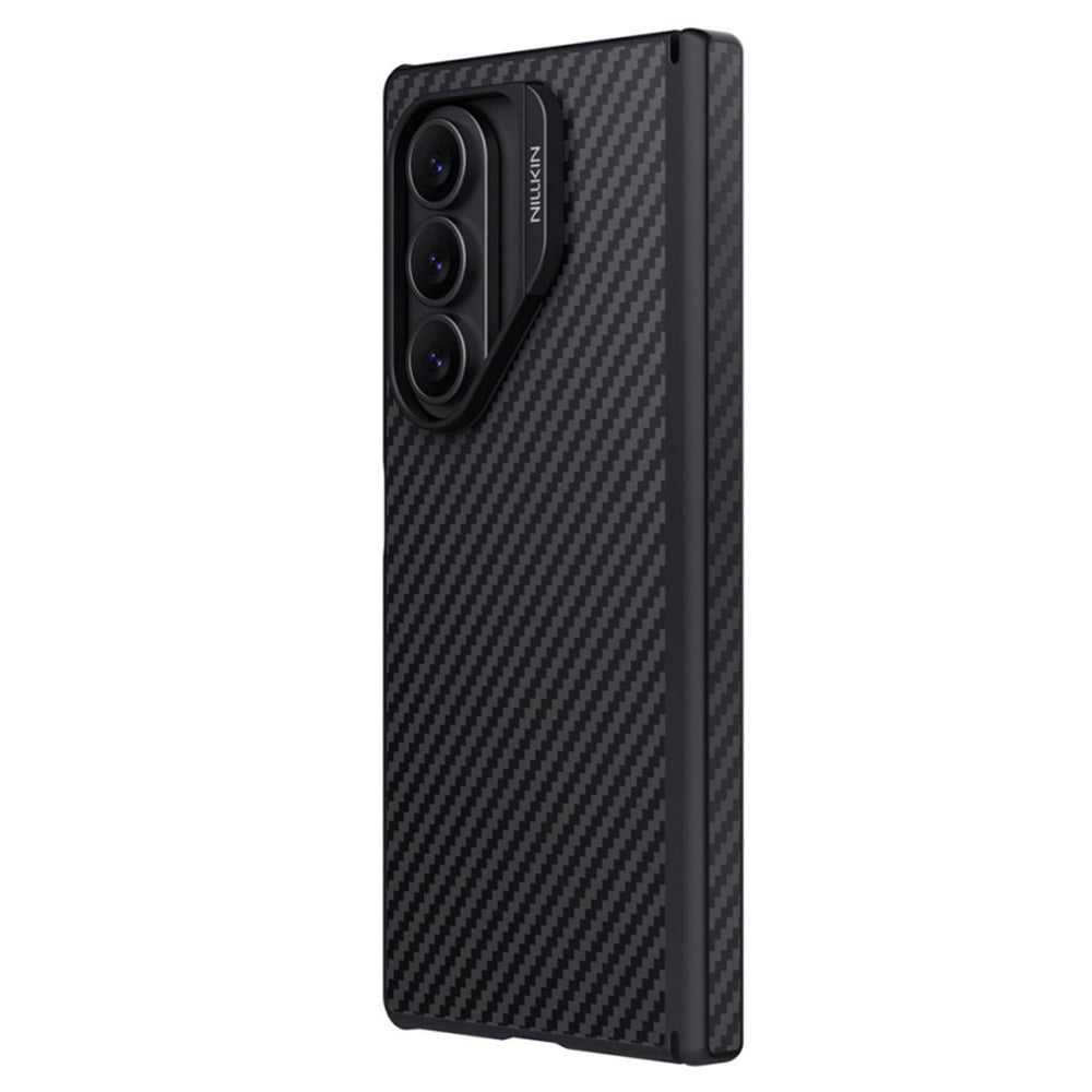 Husa de protectie Nillkin Synthetic Fiber Pro compatibil cu Samsung Galaxy Z Fold7, Negru